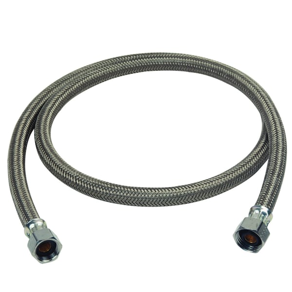 Brasscraft BrassCraft Speedi Plumb 1/2 in. Compression pc X 1/2 in. D FIP 48 in. Brass Dishwasher Supply Line B3-48DWF - main